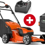 Husqvarna Akku-Rasenmäher LC 142i mit Akku BLi20 und Ladegerät C80